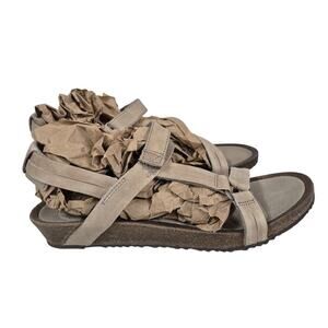 TEVA YSIDRO UNIVERSAL WOMEN LEATHER SANDALS TAUPE US 9 /UK 7 /EU 40 NEW